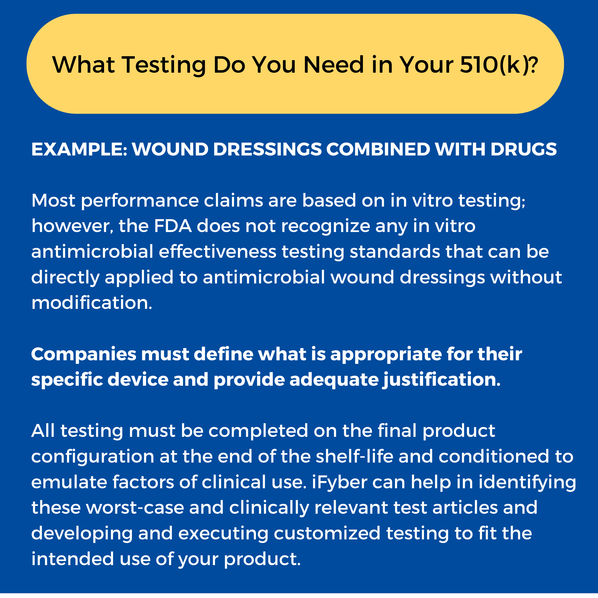 What Testing Do You Need in Your 510(k)