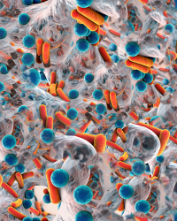 A graphic showing Biofilm, Highlighting a need for Antimicrobial efficacy and biofilm testing