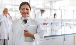 Scientist Ensuring Regulatory Compliance for Groundbreaking Medical Devices